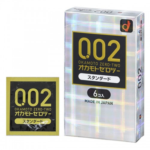 Okamoto冈本 002 超薄标准装 regular size 6枚入